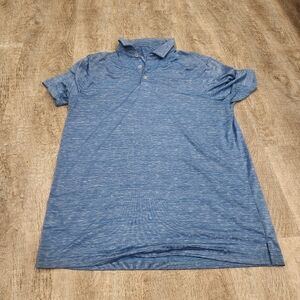 C9 By Champion Blue Short Sleeve Athletic Polo Shirt